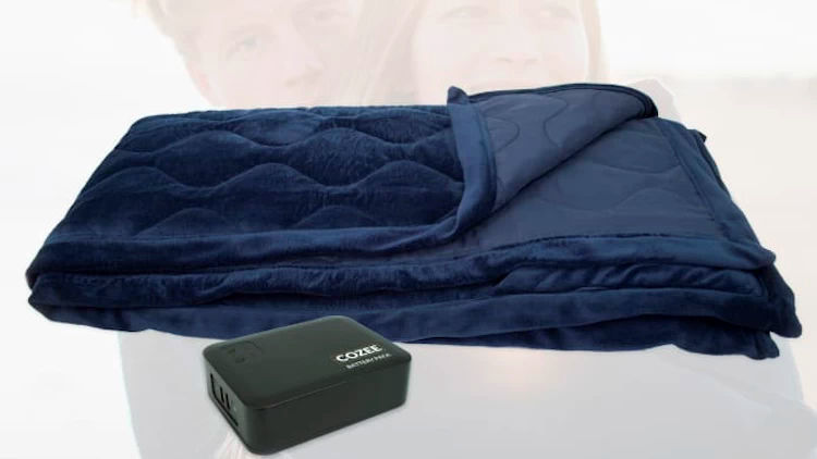 The Cozee: The First Battery Powered Heating Blanket On the Market